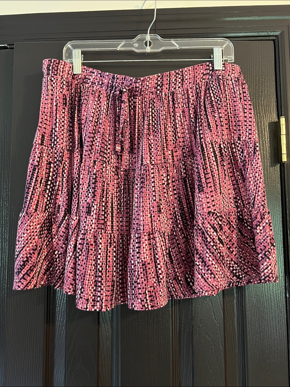 LuLaRoe TALIA TIERED MINI SKIRT - large